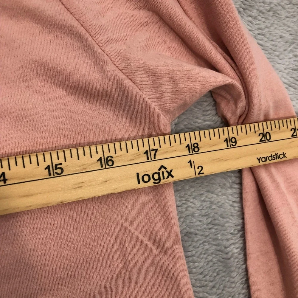 Children's Place Long Sleeve Raglan Tee Girl XXL 16 Pink Solid Crew Neck Top NEW